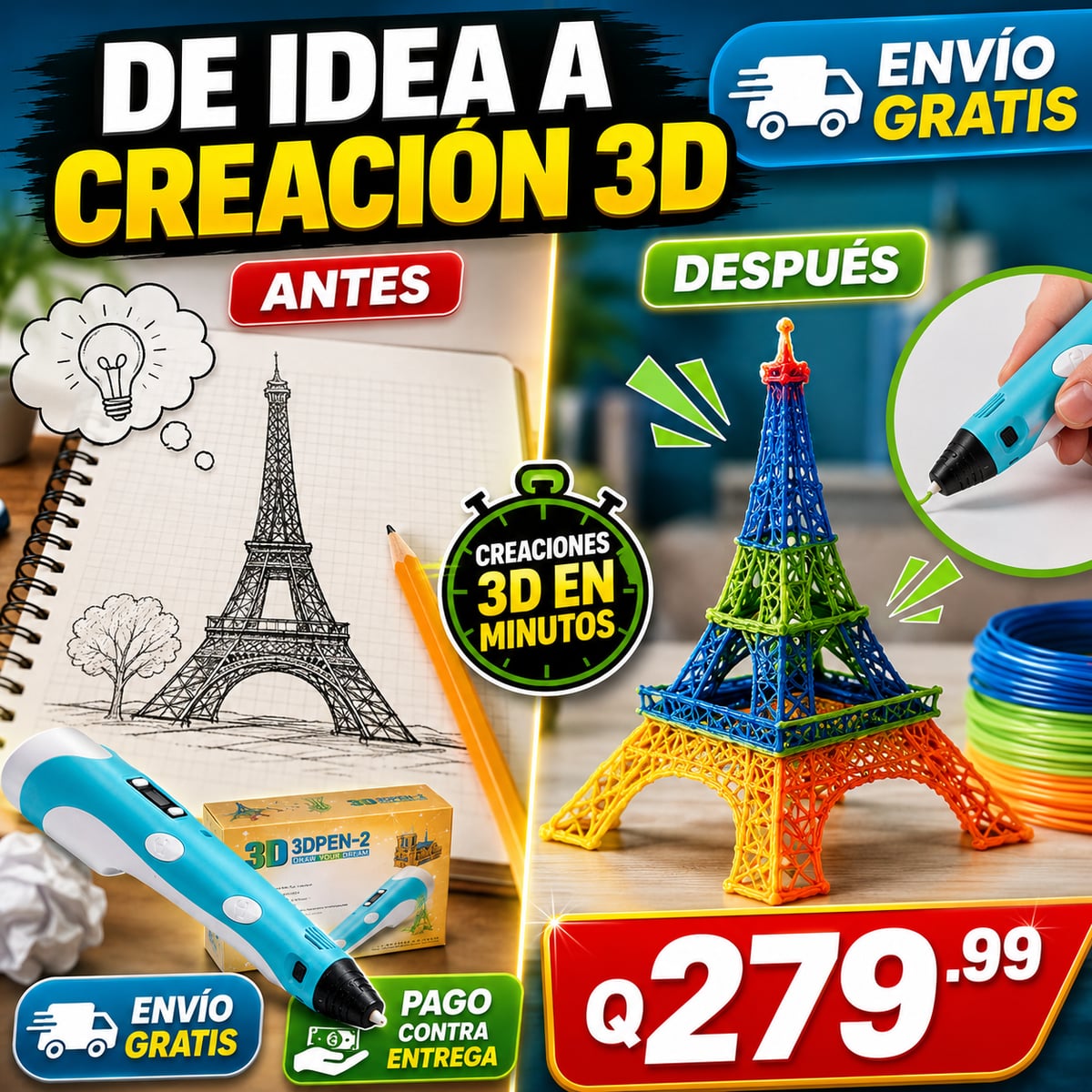 Lapiz Magico 3D ENVIO GRATIS