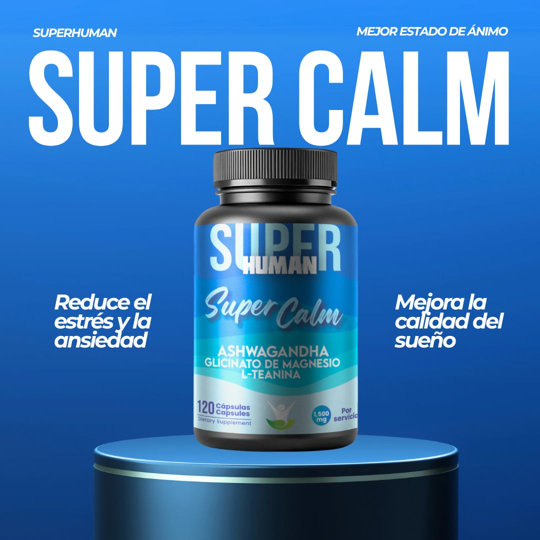 SuperCalm: Magnesio 100% Natural para Reducir el Estrés y Mejorar Tu Enfoque.