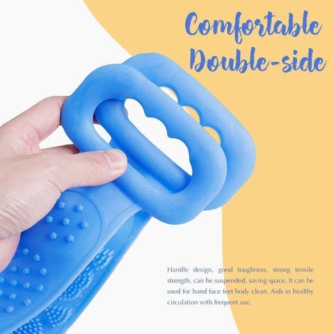 🧼Cepillo de Silicona para Espalda - Exfoliante Corporal para Baño con Cerdas Suaves + Envio Gratis
