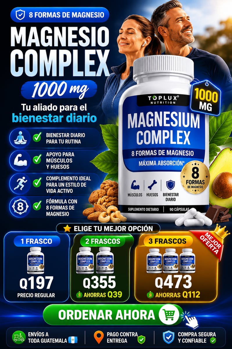 Magnesio Complex 1000mg + ENVIO GRATIS