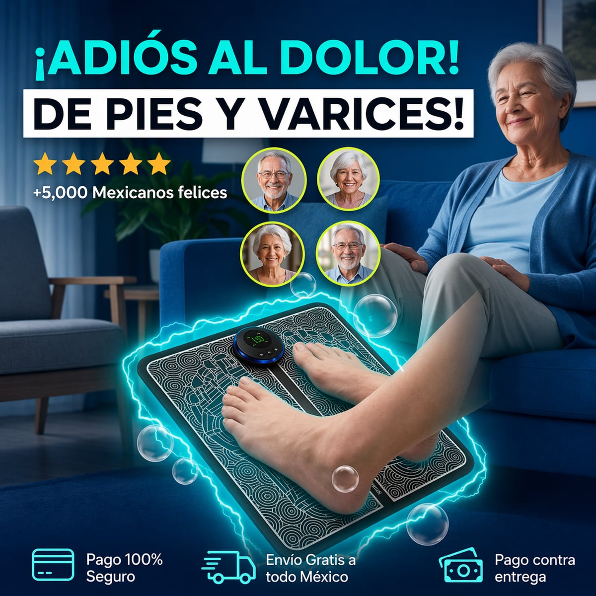 Masajeador Terapéutico para Pies 👣 La forma más cómoda de consentir tus pies después de un largo día