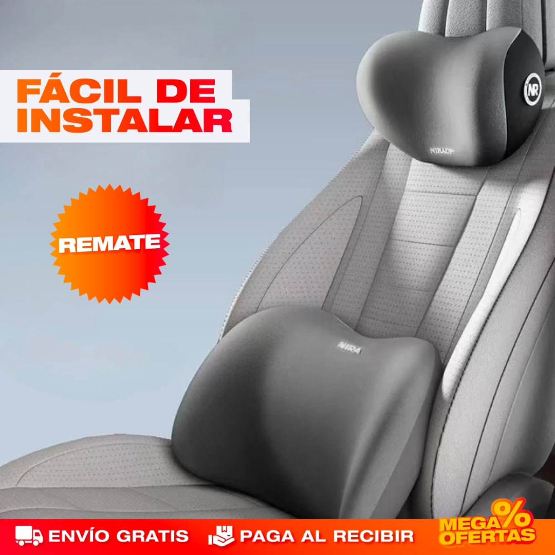 KIT DE SOPORTE LUMBAR ESPUMA VISCOELÁSTICA