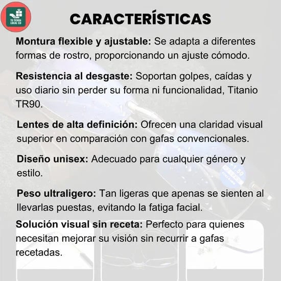 OFERTA 2X1 GAFAS TR90 Con Estuche y Paño de limpieza + Envío Gratis 🎁
