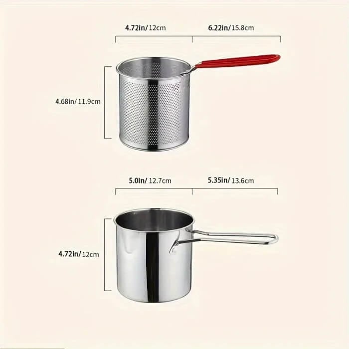 GourmetFry - Freidora de Cocina Inoxidable + Regalo