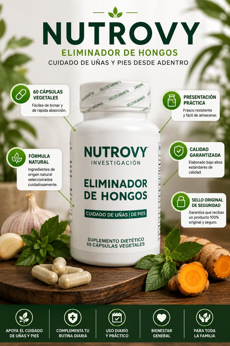 Nutrovy Eliminador De Hongos Uñas + ENVIO GRATIS 