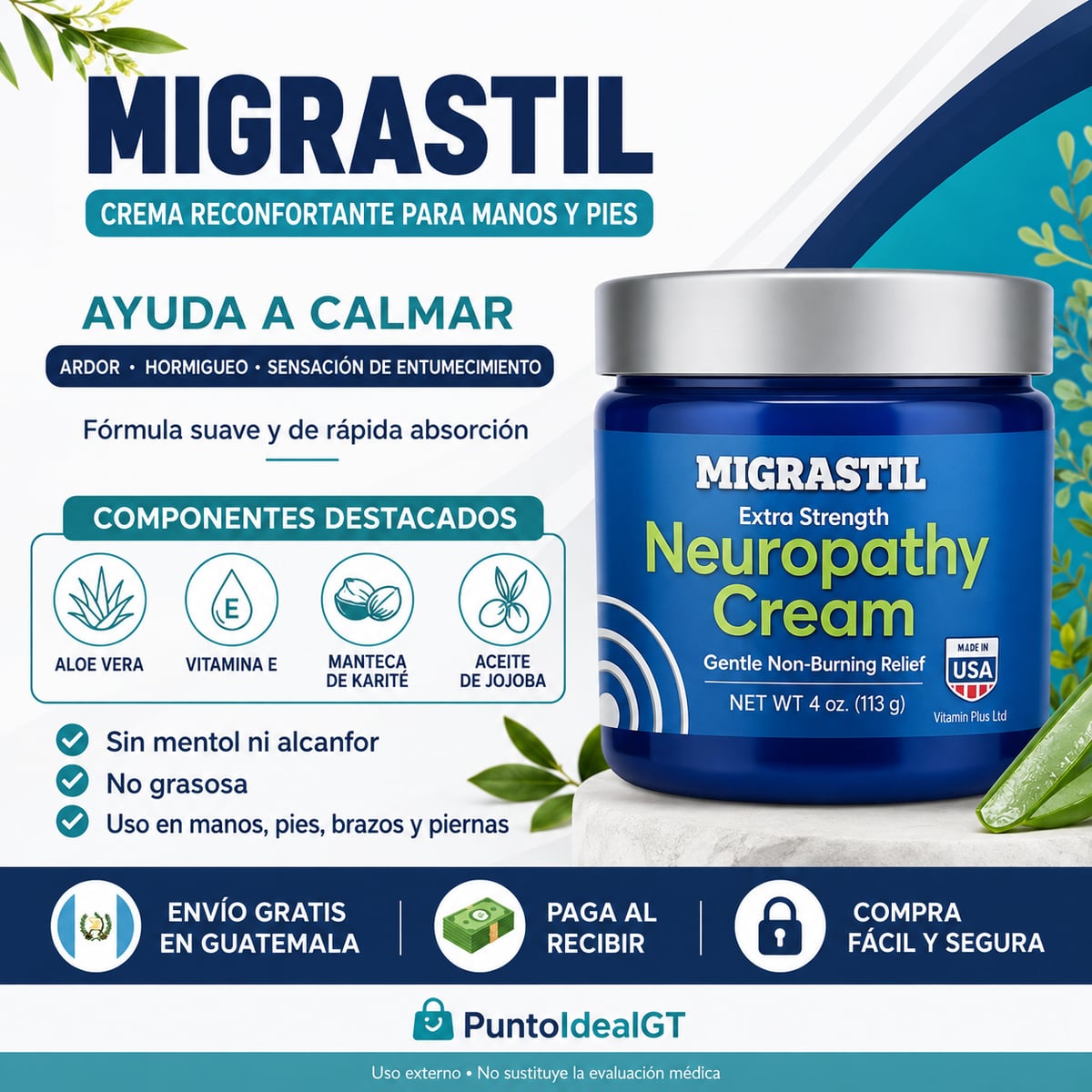 Neuropathy™ Migrastil (Para el dolor Nervioso) /Envio gratis/Paga al Recibir🚚