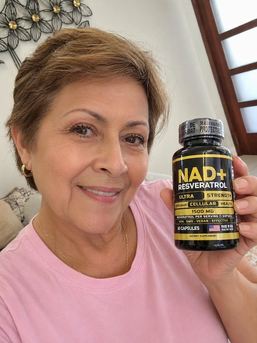 ✨ Resveratrol + NAD Premium Revierte el envejecimiento celular en 4-6 semanas con la Tecnología de Doble Activación: NAD+ repara tu ADN dañado + Resveratrol enciende tus proteínas de juventud
