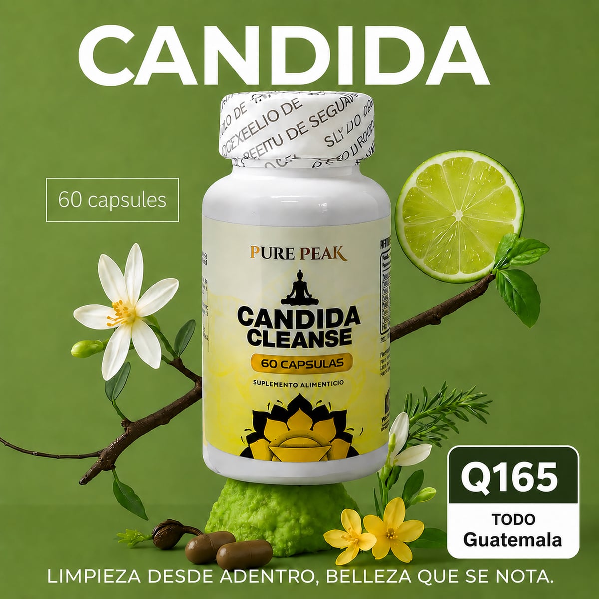 💛Candida  Cleanse  Apoya tu bienestar y siéntete mejor cada día+ ENVÍO GRATIS