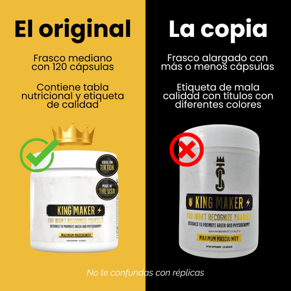 KING MAKER™ - POTENCIADOR DE TESTOSTERONA + ENVÍO GRATIS🎁
