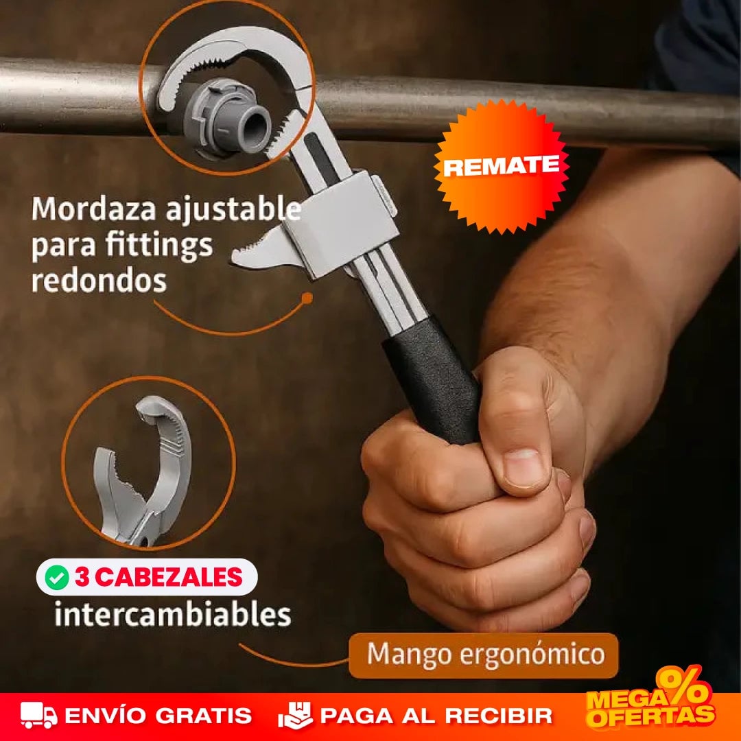 Llave Ajustable Pro + Envío Gratis