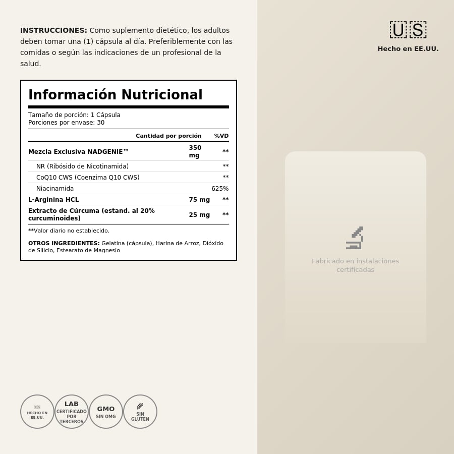 NAD+  Selerb Complex Oferta 2x1