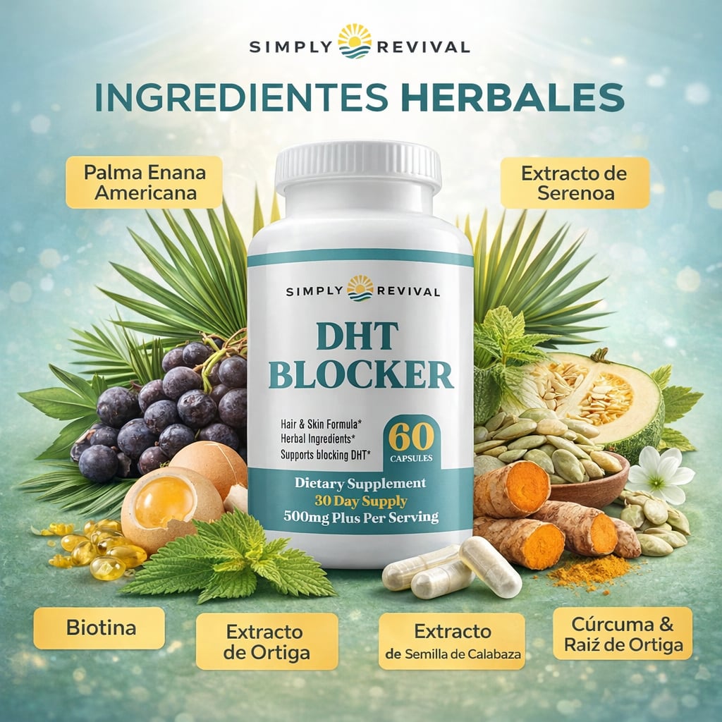 2X1 DHT Blocker™ Bloqueador Herbal de DHT para el Crecimiento y Fortalecimiento Capilar+ ENVIO GRATIS 🎁