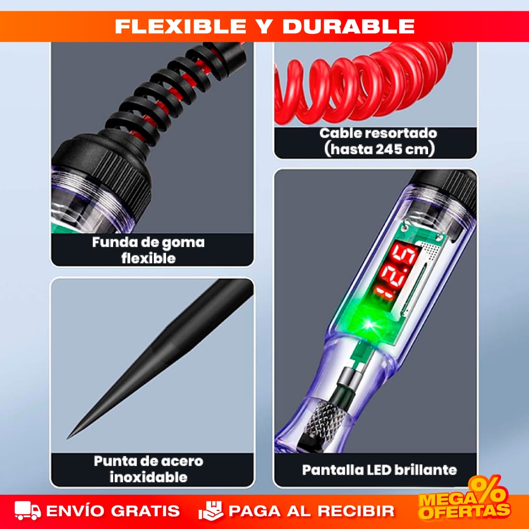 PROMO 2X1 TESTER LED CIRCUITOS DE VEHÍCULOS