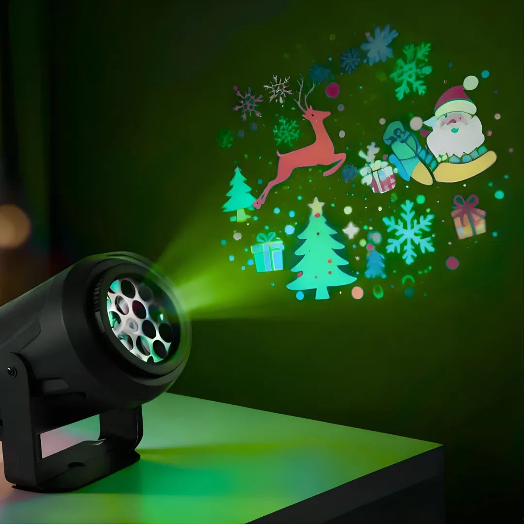 Proyector Navideño – Crea un Espectáculo de Luces en Segundos