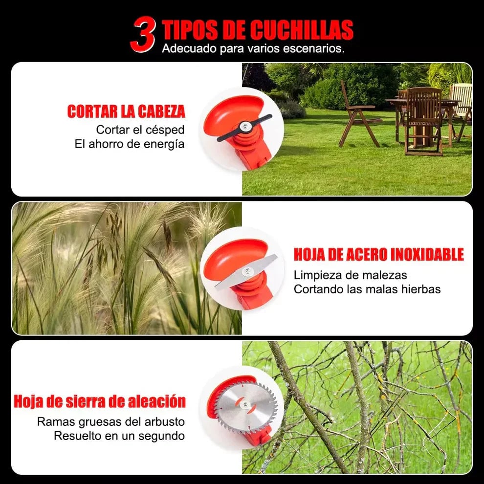 POWERGRASS™ - DESBROZADORA ELÉCTRICA INALÁMBRICA|🌿¡LA HERRAMIENTA 3 EN 1 QUE HARÁ QUE TU JARDÍN LUZCA PERFECTO! 🌿