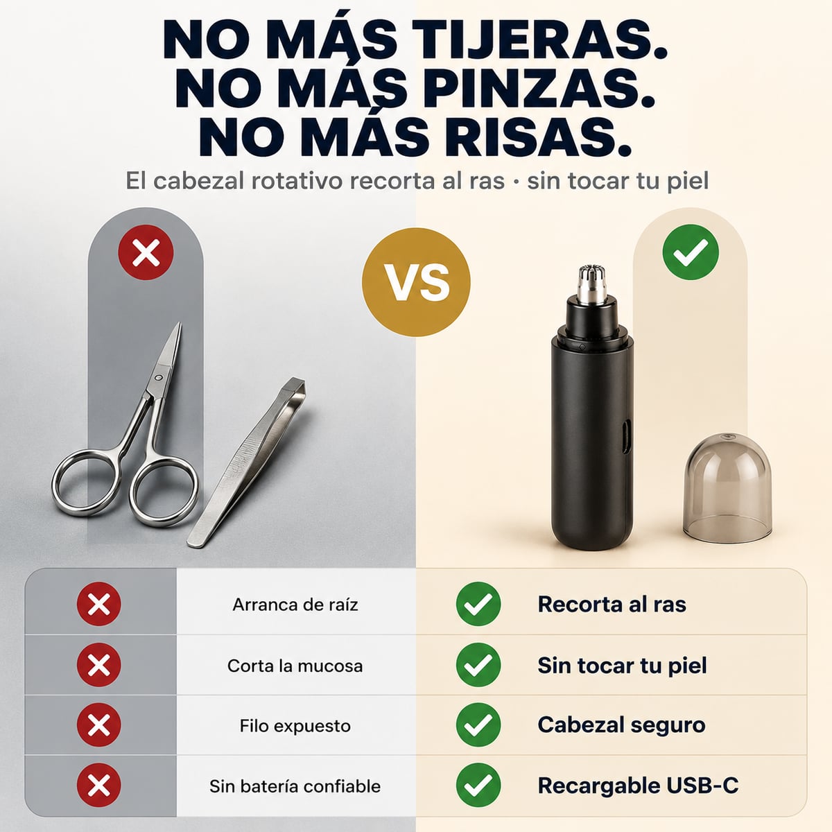 Afeitadora Electrica Portátil - Elimina esos pelillos imposibles