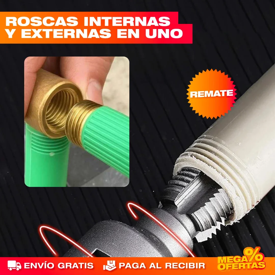 SET GUÍA DE ROSCADO TUBERÍA PVC