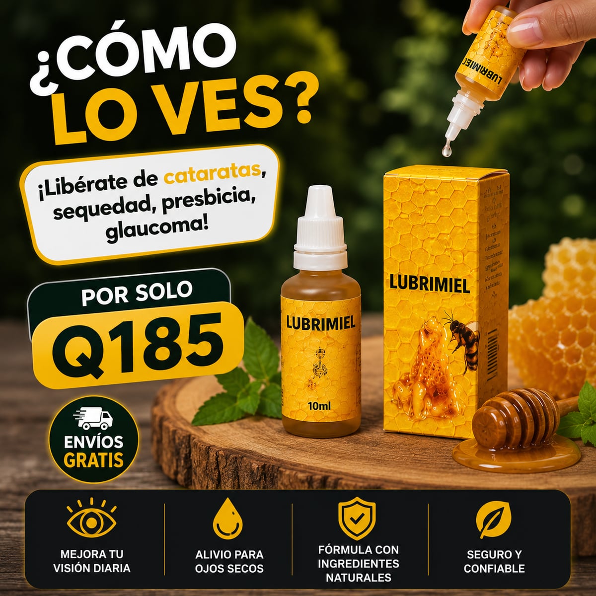 LUBRIMIEL™🐝- GOTAS MÁGICAS + ENVÍO GRATIS📦