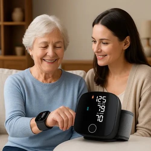 Tensiómetro de muñeca con voz - Controla la actividad cardiaca en segundos