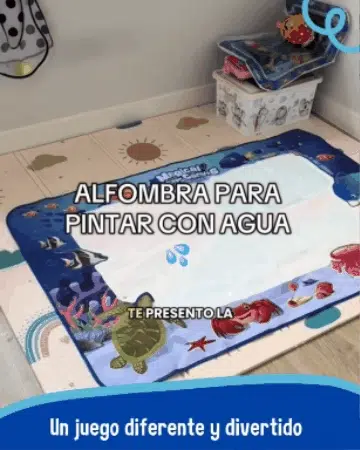 Lienzo Magico (TAPETE) Para Pintar Con Agua