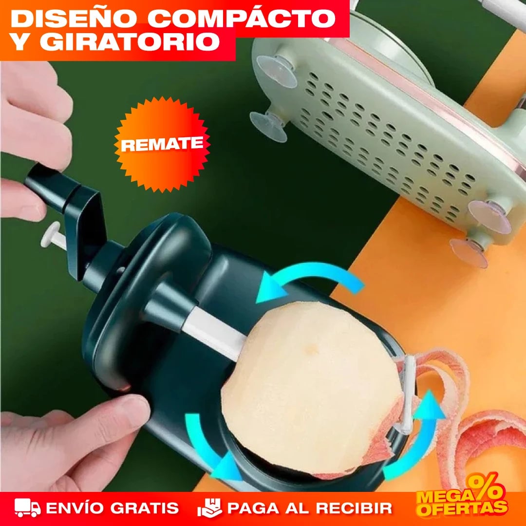 PELADOR DE FRUTAS GIRATORIO 360° LUXURY