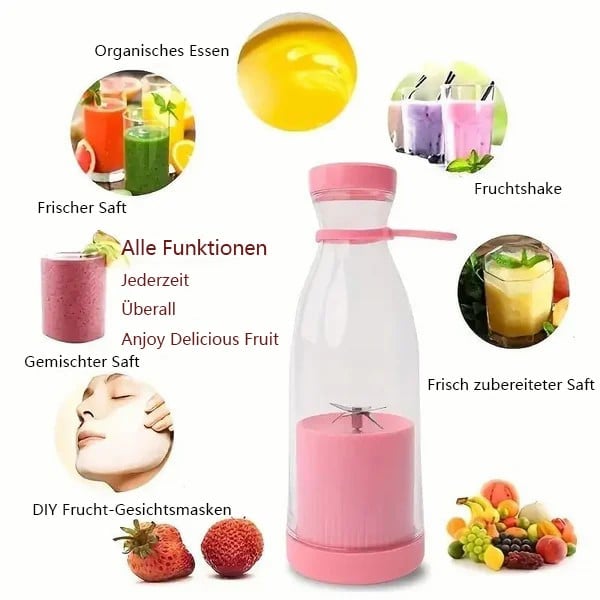 🔥 Ofertas especiales🔥 Extractor de jugo portátil más vendido | 🌟 ¡Disfruta de jugo fresco en cualquier momento y en cualquier lugar!