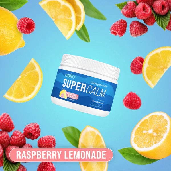 NELLO SuperCalm - Relajante Natural con Ashwagandha y Glicinato de Magnesio que Reduce el Cortisol y Mejora el Enfoque Total + Envío Gratis 🎁