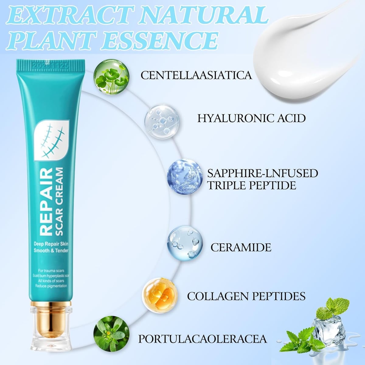 Crema Reparadora Cicatrices + Piel Lisa en Semanas