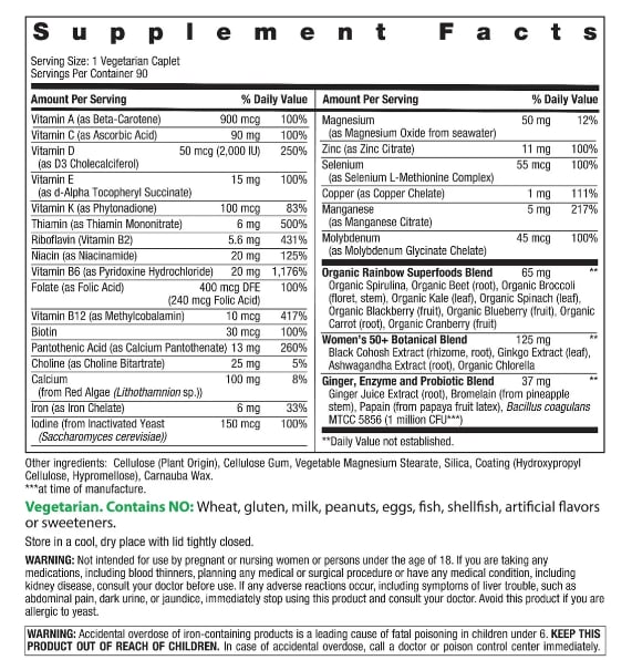 Women's One+ Multivitaminico
