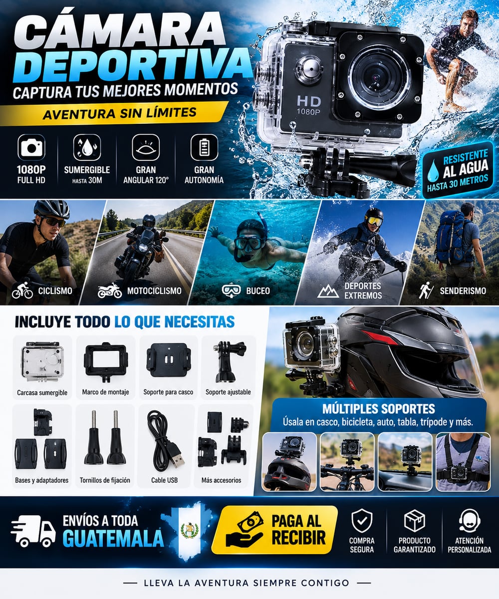 CAMARA DEPORTIVA HD
