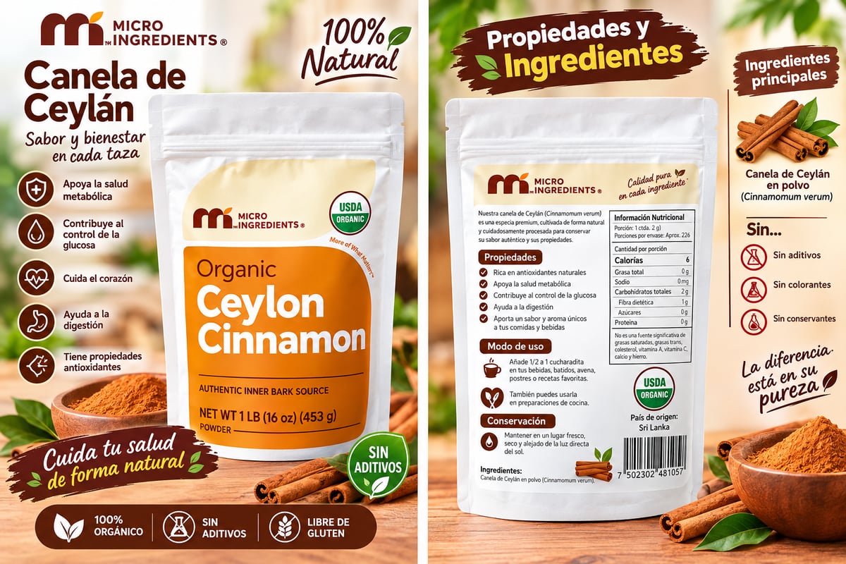 CEYLON CINNAMON POLVO 453G