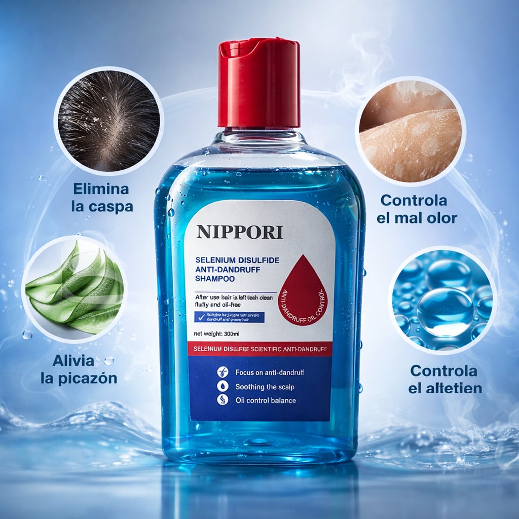 馃SHAMPOO NIPPORI MEDICO -Adi贸s Caspa, Mal Olor y Picaz贸n en 3 Aplicaciones