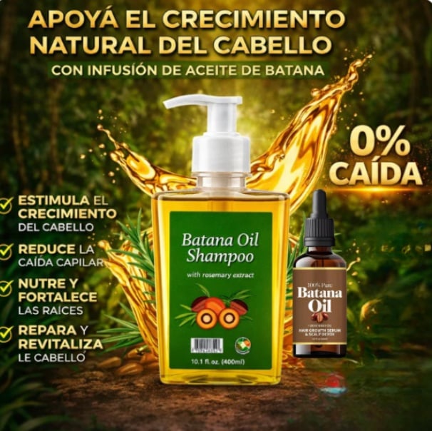 Apovecha esta oferta Pack Shampoo de Batana 350ml + Aceite de Batana 35ml🧴🌿
