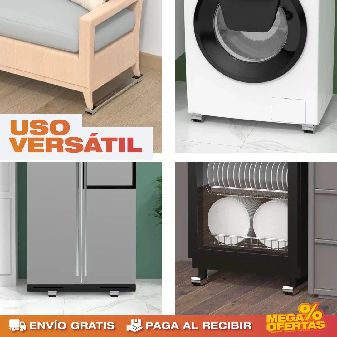 COMBO DE SOPORTES LINEALES PARA ELECTRODOMÉSTICOS + ENVÍO GRATIS