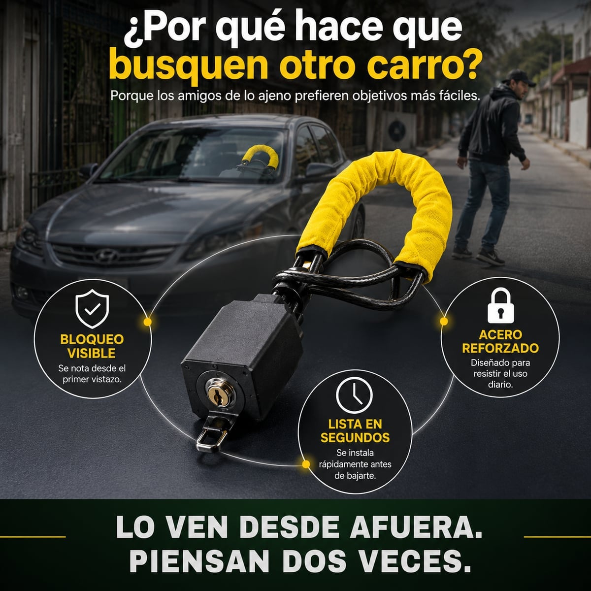 Candado Cinturón Antirrobo