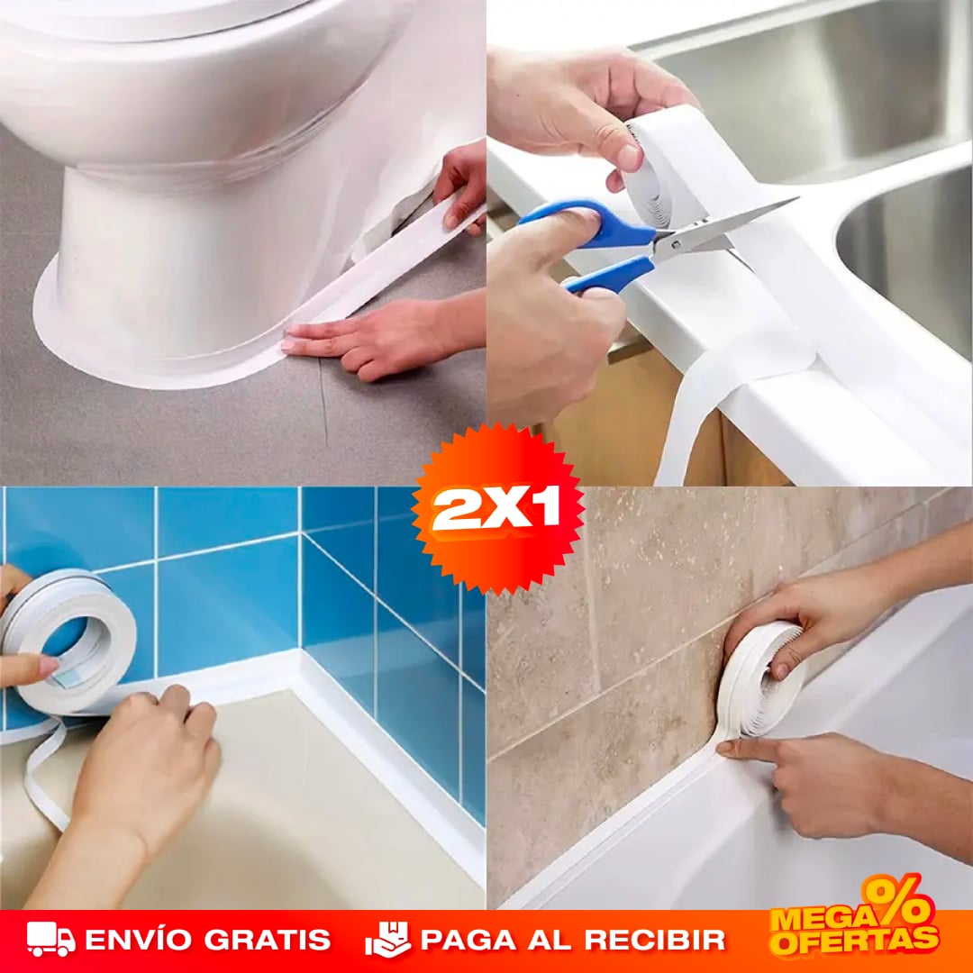 PROMO 2X1 CINTA SELLADORA IMPERMEABLE ANTIHUMEDAD