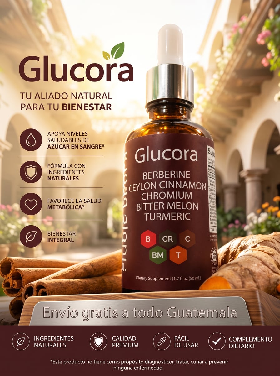 COMBO 2 UNIDADES GLUCORA 50ML + ENVIO GRATIS