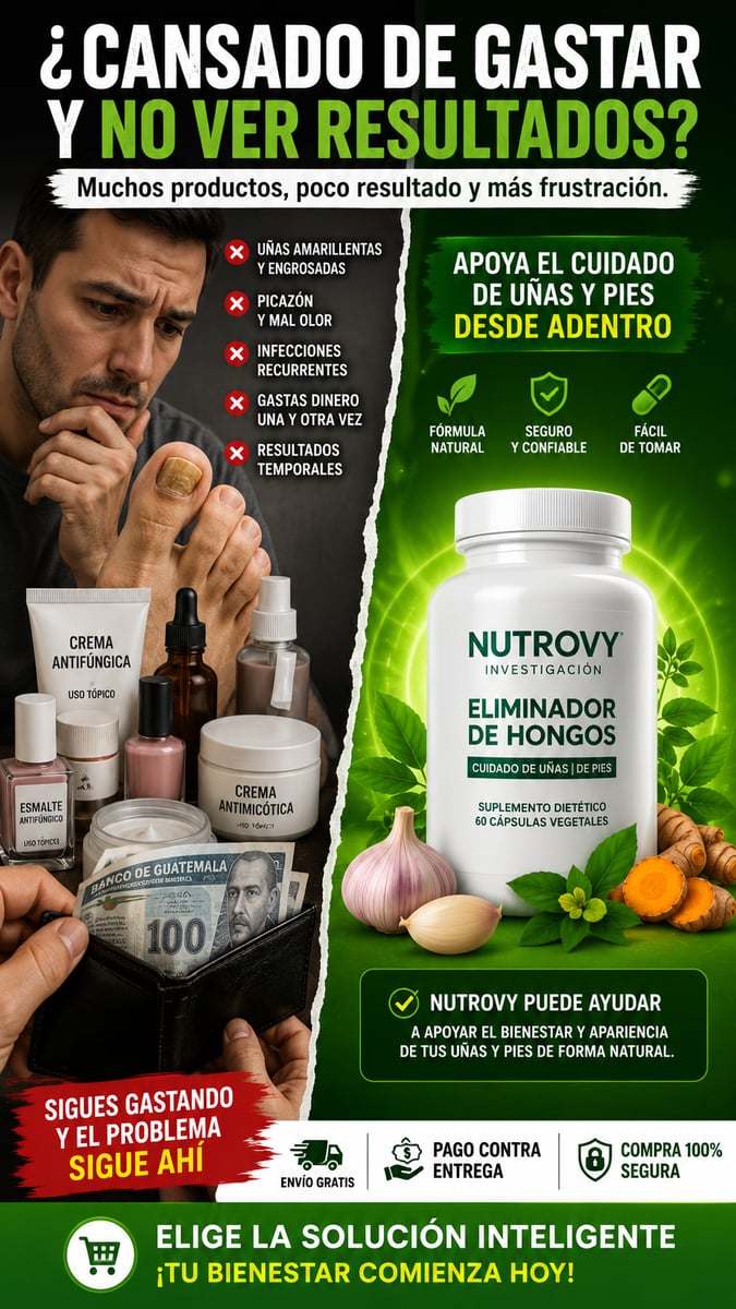 Nutrovy Eliminador De Hongos Uñas + ENVIO GRATIS 