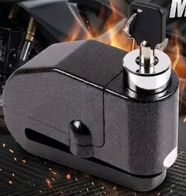 💥 SUPER PROMO 2x199Q 💥 Candado Blindaje Total para Motos Antirrobo con Alarma 110dB