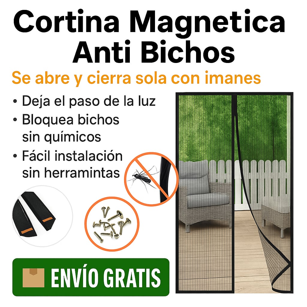 Protégete del Dengue Que Crece Cada Dia En Guatemala-Mosquitera Magnética Anti-Bichos–Disfruta Aire Fresco Sin Moscas Ni Zancudos + ENVIO GRATIS🎁