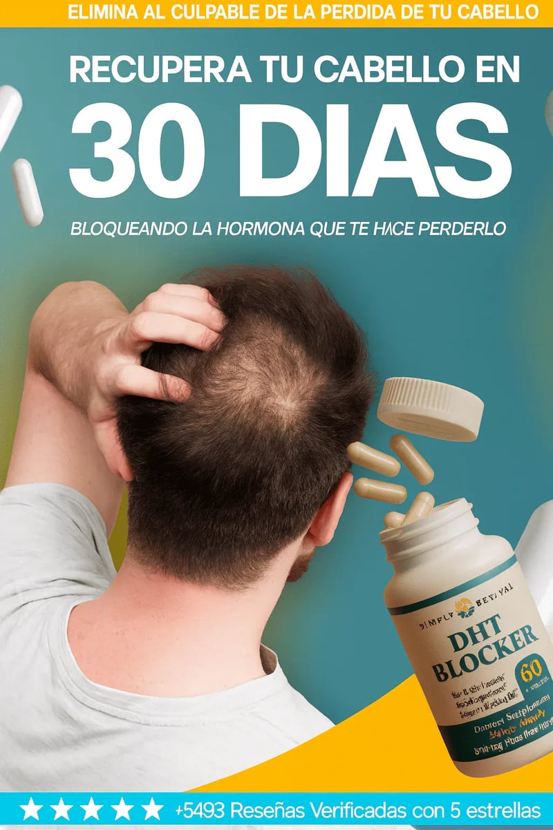 Suplemento DHT - Adiós a la caída 40% Descuento + Envio Gratis y Regalo 🎁