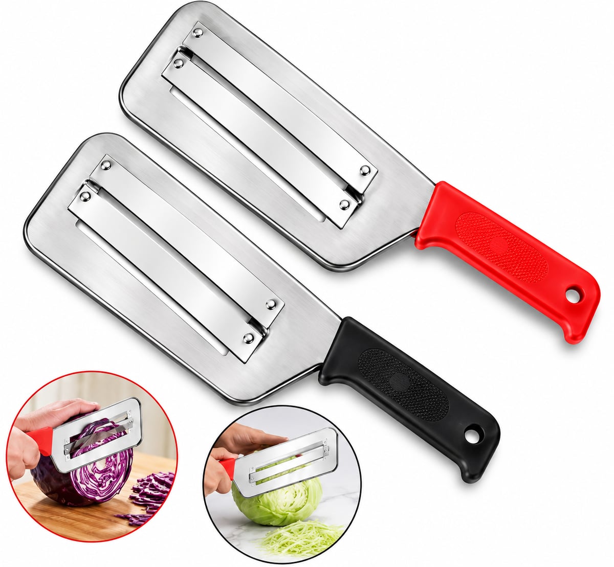 Rallador de repollo 🔥 ¡CORTA EN SEGUNDOS Y HAZ TU COCINA MÁS FÁCIL! 🔪✨