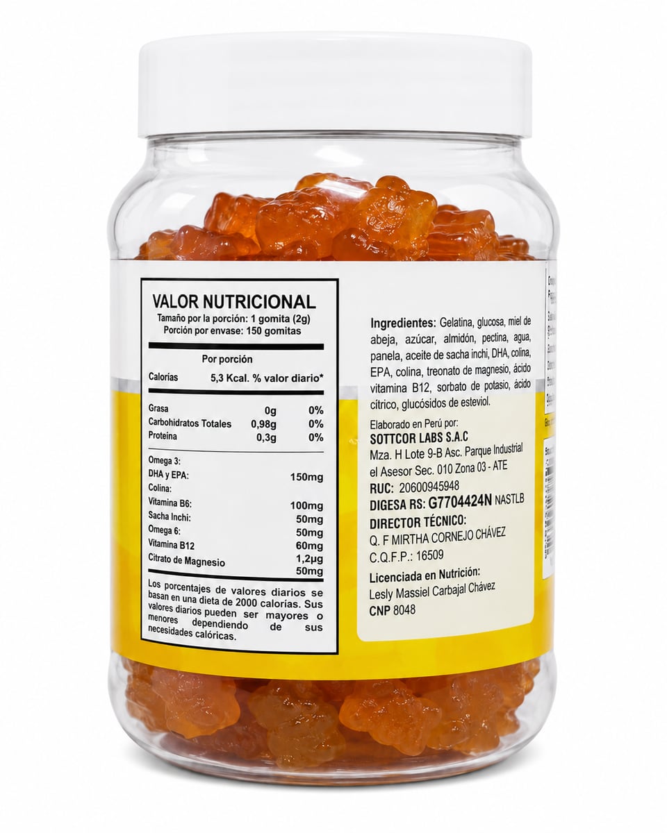 Gomitas Omega 3 Adulto