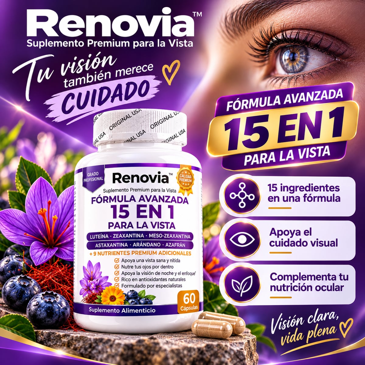 Renovia 15 en 1 - Recupera la nitidez que perdiste 