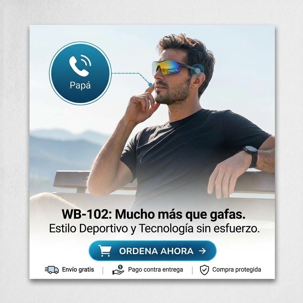 Gafas Inteligentes Deportivas Bluetooth