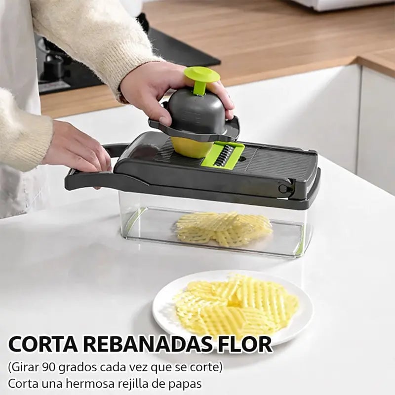 PICADOR MULTIFUNCIONAL 7 EN 1 🔪🧅