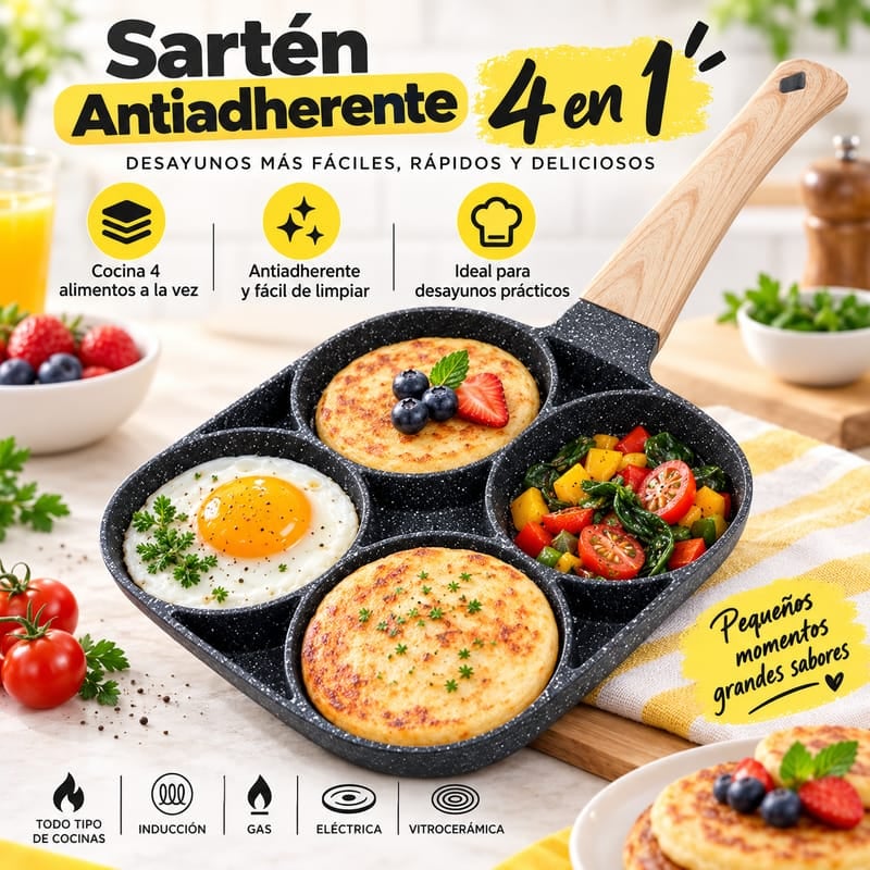 Sarten 4 en 1