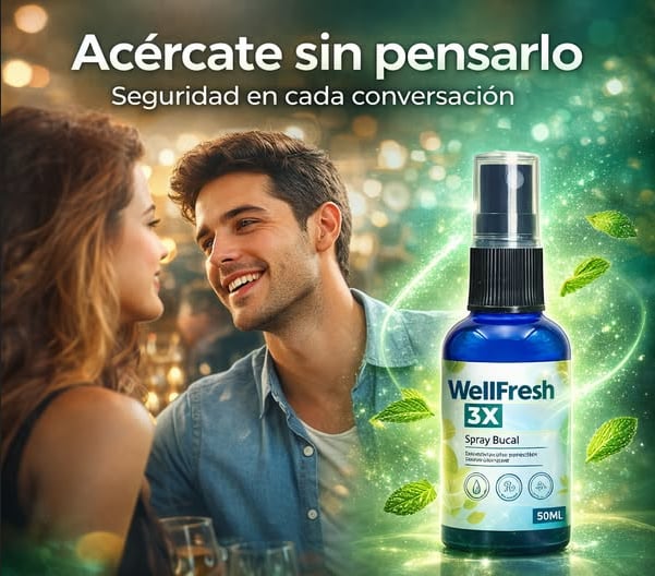 ¿Tienes Mal Aliento? Elimínalo Con Wellfresh + ENVÍO GRATIS
