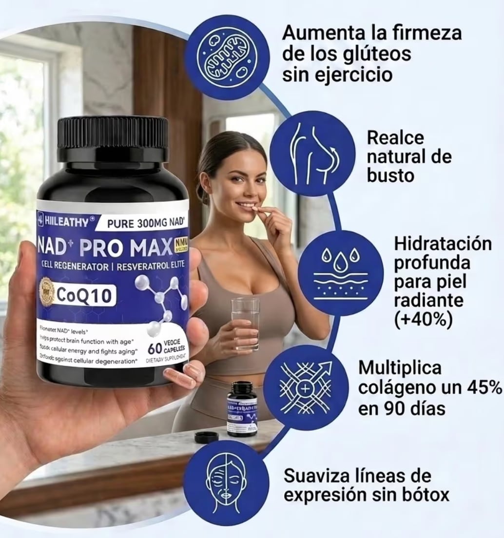 ⚡ NAD+ PRO MAX™ | Energía, Vitalidad y Bienestar para tu Día a Día