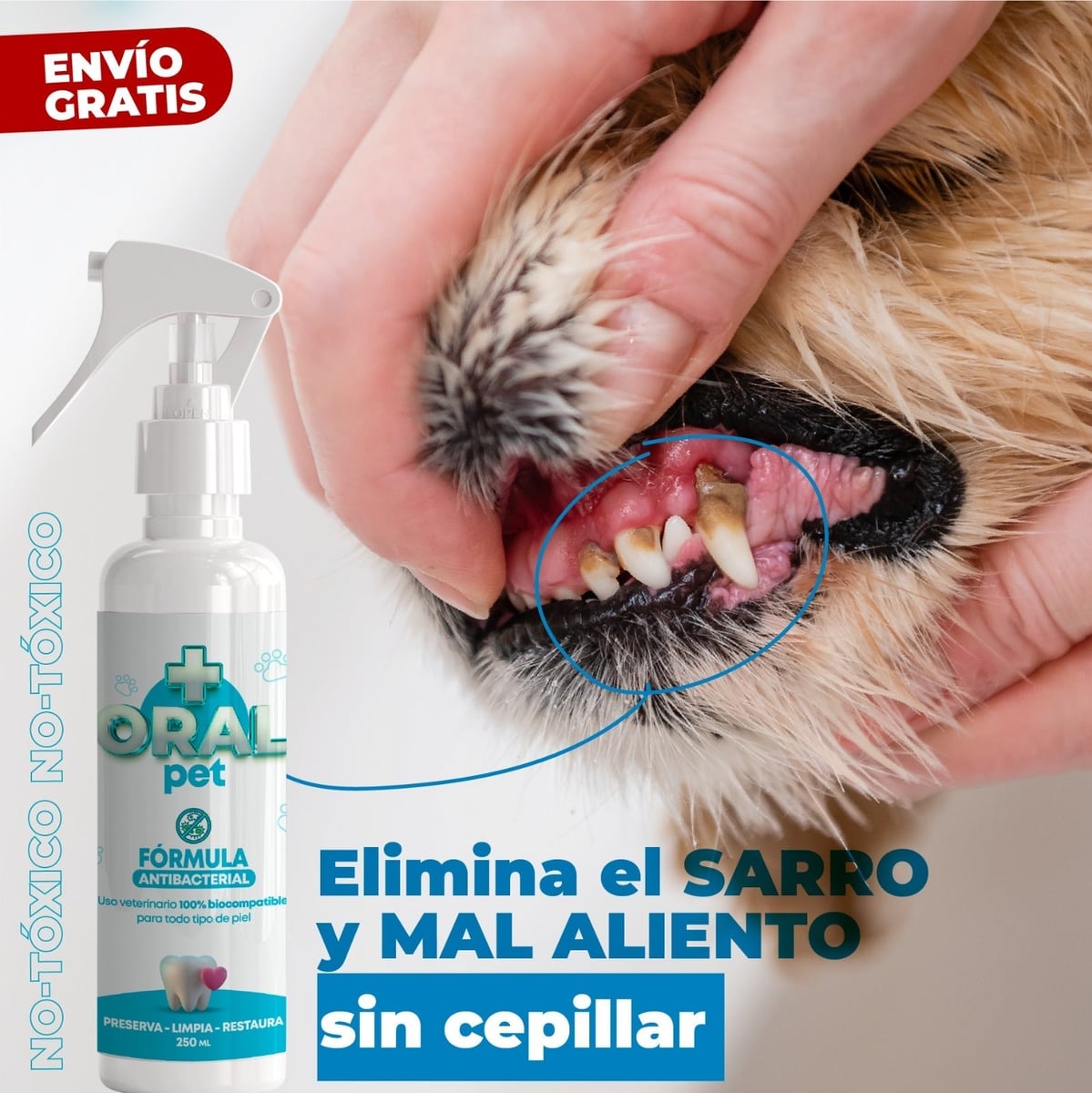 OralPet™ Dile Adiós Al Sarro - Limpieza bucal para mascotas con envío gratis 🎁